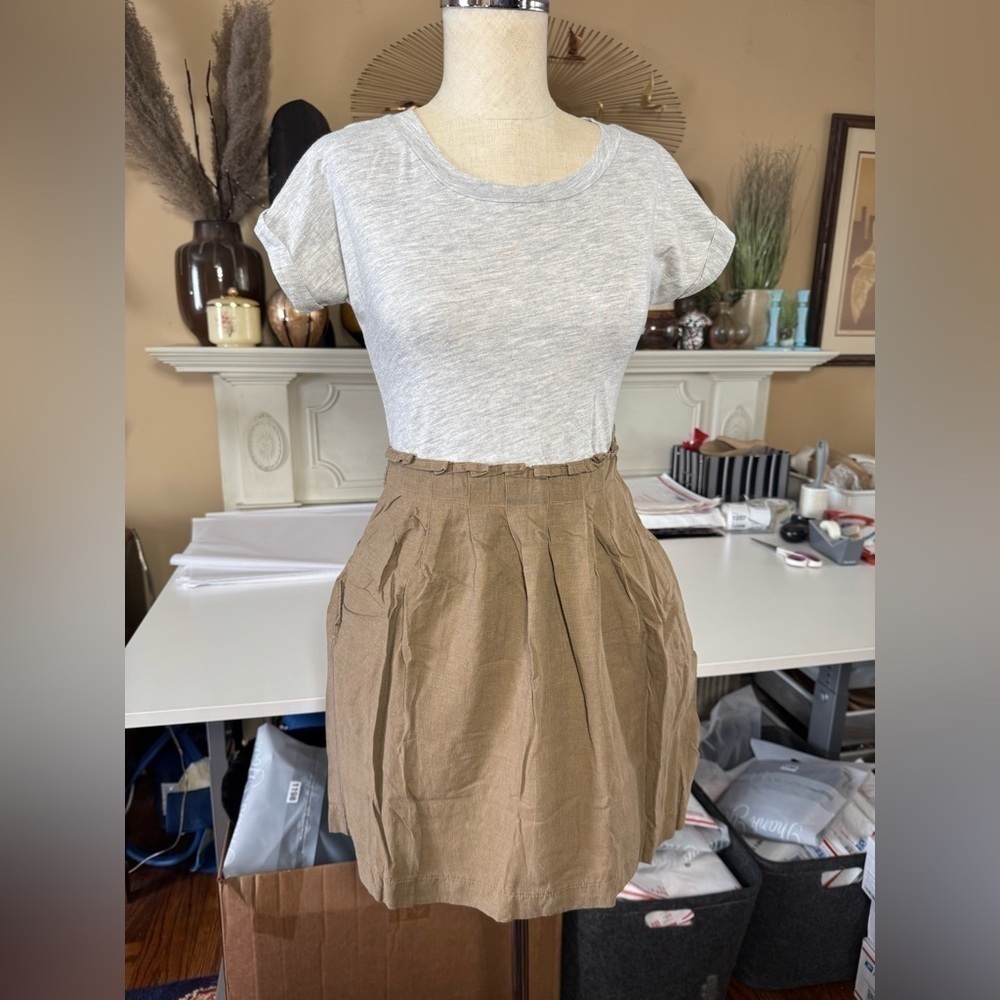 Forever 21 Grey & Dark Beige Mini Dress Size S